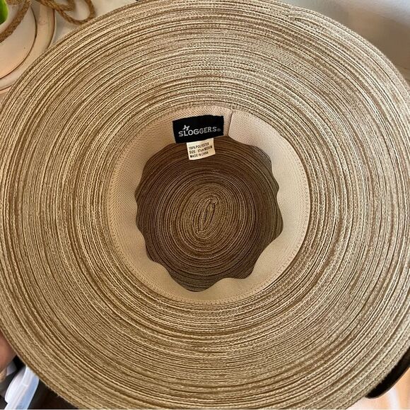 Sloggers Tan hat women size medium 22.5” - Picture 7 of 9